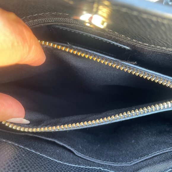 COACH MINETTA SATCHEL CROSSBODY SIGNATURE MONOGRAM WOMEN'S BAG Brown Black - Picture 15 of 16